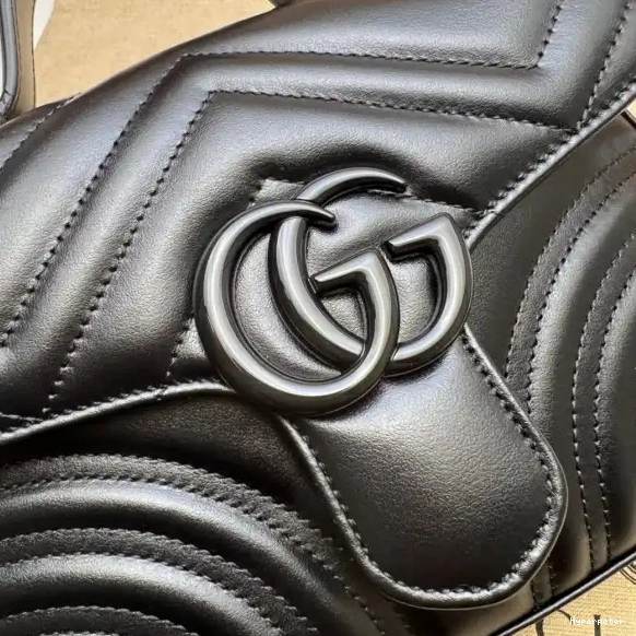 Hyper Peter GUCCI Marmont top mini handle bag GG 0508